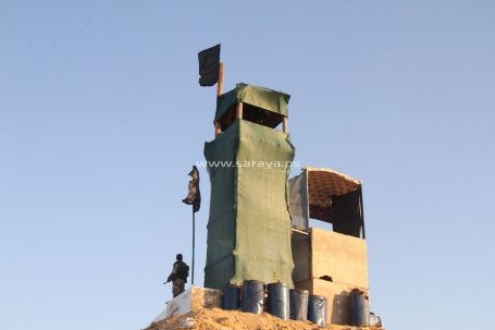 الثالث من نوعه... السرايا تشيد برج مراقبة في المحافظة الوسطى