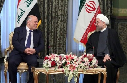 روحاني يستقبل العبادي ويؤكد استمرار دعم إيران للعراق