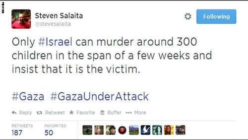 طرد أستاذ أميركي بسبب تغريدات مؤيدة لغزة