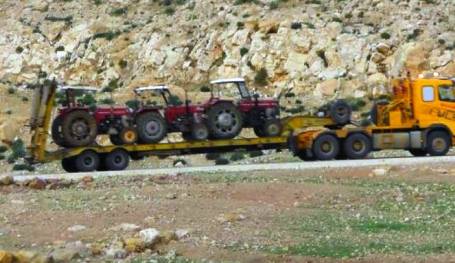 طوباس.. الاحتلال يستولي على 4 جرارات زراعية