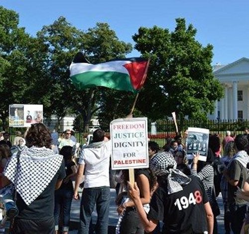 تظاهرات في المدن الأميريكية تضامناً مع الشعب الفلسطيني في غزة