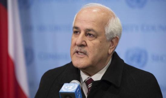 منصور: تسليم تقرير عربي حول الاستيطان وعضوية فلسطين الكاملة بالأمم المتحدة