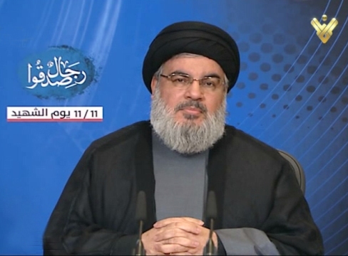 نصرالله: الاحتلال لا يستطيع أن يوقف المواجهة والانتفاضة