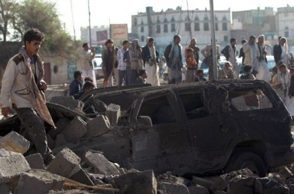 قتلى وجرحى بغارات للطيران السعودي على اليمن