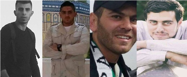 4  أسرى يواصلون معركة الكرامة في معتقلات الاحتلال