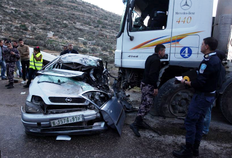 نابلس... 7 إصابات بـ 3 حوادث سير منفصلة