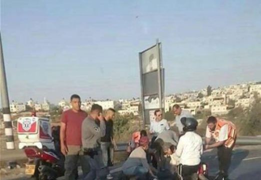 إصابة فلسطيني عقب دهس مستوطن له قرب حوسان