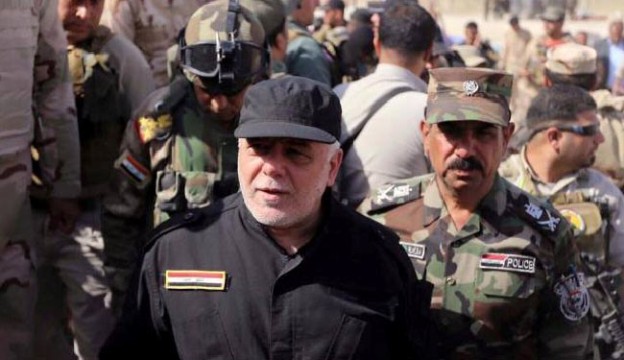 العبادي يصل الموصل لتهنئة القوات المسلحة بالسيطرة على المدينة