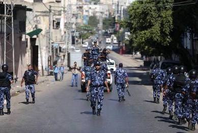 الداخلية في غزة تنظم وقفة تضامنية مع المسجد الأقصى المبارك