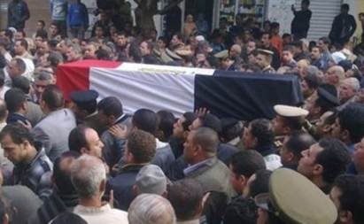 تشييع عدد من ضحايا الهجمات المسلحة على سيناء في مصر
