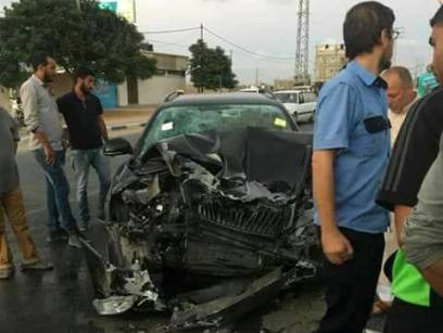 10 إصابات بحادث سير شرق رفح