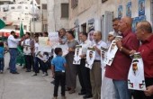 وقفة تضامنية لنواب فلسطينيين بغزة مع النائب أحمد الحاج علي 