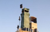 الثالث من نوعه... السرايا تشيد برج مراقبة في المحافظة الوسطى