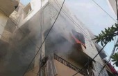 حريق بمنزل في حي النهر بمخيم البارد