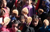 وقفة تضامنية مع مخيم اليرموك في غزة 