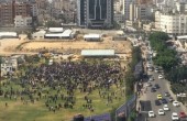 محدث.. آلاف الموظفين يحتشدون بغزة ضد #مجزرة_الرواتب