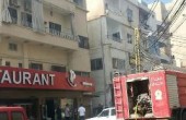 حريق في مطعم بمدينة صور جنوبي لبنان