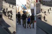 مواجهات مع الاحتلال واعتقال طفل بمخيم شعفاط