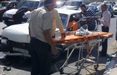 إصابة 5 مواطنين بحادث سير شرق خانيونس
