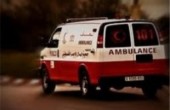اصابة بالغة لشاب في حادث طرق