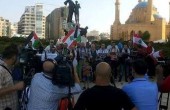 اعلاميون في بيروت يتضامنون مع زملائهم في فلسطين المحتلة 