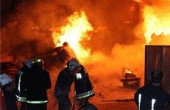 إخماد حريق بمنزل ببلدة صير في جنين