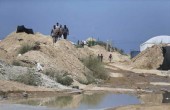 المياه المالحة على حدود غزة.. والخطر الداهم!!