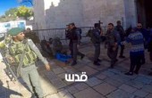 مشاهد توثق اعتداء جنود الاحتلال على فلسطيني قرب باب العمود