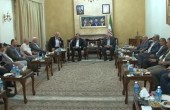 الأنصاري يلتقي وفداً من الفصائل الفلسطينية في بيروت