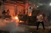 إصابة 18 مواطناً بمواجهات مع الاحتلال على مدخل قلقيلية