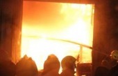 إخماد حريق في مصنع للبلاستك بغزة