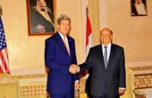 كيري يلتقي الرئيس اليمني في الرياض