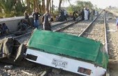 مصرع 9 بحادث اصطدام قطار بحافلة ركاب جنوبي تركيا