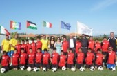 علم فلسطين حاضرا في بطولة كرة قدم ودية بإيطاليا