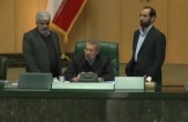 لاريجاني يندد بمخططات أمريكا وكيان الاحتلال