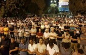 القدس تنتصر... آلاف الفلسطينيين يؤدون صلاتي المغرب والعشاء في باحات الأقصى