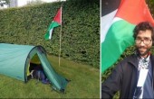 ناشط سويدي يواصل رحلته إلى فلسطين سيرا على الأقدام
