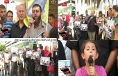 نابلس.. وقفة تضامنية مع الأسرى المضربين عن الطعام