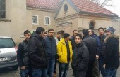 اعتصام للاجئين الفلسطينيين والسوريين في النمسا احتجاجا على تأخر اجراءات الإقامة