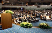افتتاح المؤتمر السابع لاتحاد الإذاعات والتلفزيونات الاسلامية بطهران