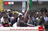 اهالي مخيم الجلزون يشيعون جثمان الشهيد جاسم نخلة