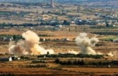  الاحتلال الإسرائيلي ينفذ سلسلة غارات جوية في الجولان جنوبي سوريا 