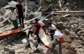 20 شهيدا وعشرات الإصابات من عائلة النجار بقصف الاحتلال لمنزلهم في  بلدة خزاعة 