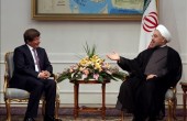 روحاني: طهران وانقرة یجب ان تتابعان اهدافا مشترکة وهامة فیما یتعلق بالقضایا الاقلیمیة