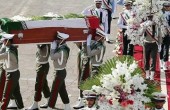 بدء مراسم تشييع جثامين حادثة منى في طهران