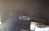حريق كبير في معرض للمفروشات بمدينة نابلس