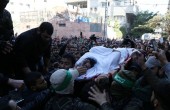 غزة تشيع 4 شهداء في مواكب مهيبة