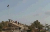 للمرة الـ3.. العلم الفلسطيني يرفرف في سماء سبسطيا