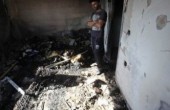 مقاومة الجدار تبدأ ترميم منزل المواطن محمد دوابشة 