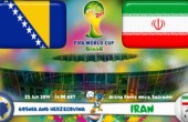 إيران في مباراة مصيرية مع البوسنة والهرسك 